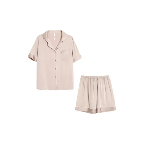 Red Beans At Home Pajama Set Women's