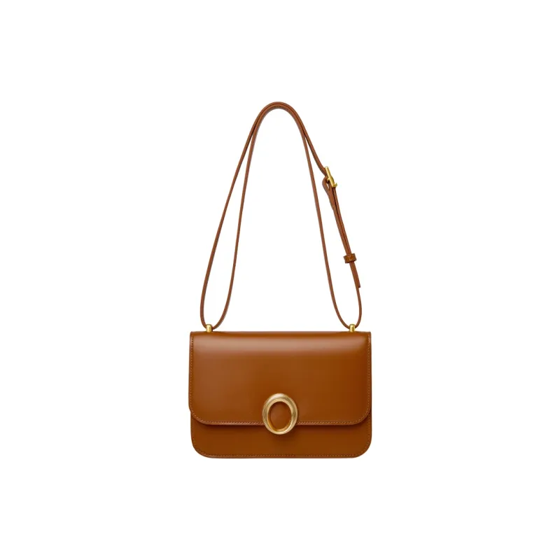 FIEDLE&SISSI Cow Leather Ouou Tofu Bag Shoulder Bag Regular Women's Classic Black-4