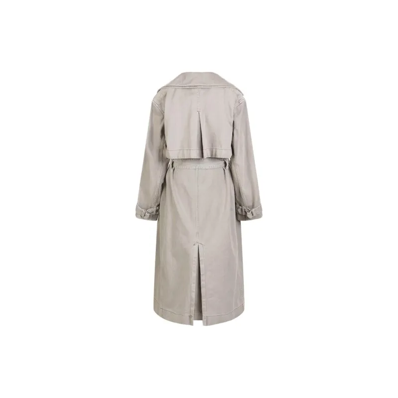 HUGO BOSS Trench Coat Women's Light Gray-1