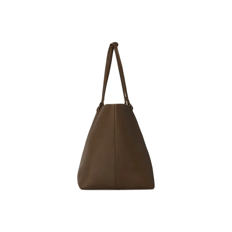 THE ROW Park Tote Grained Calfskin Tote Bag Shopping Bag Handbag Women's Dark Olive Green-1