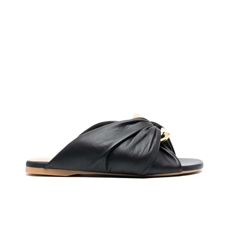 JW Anderson Corner Leather Flats-1