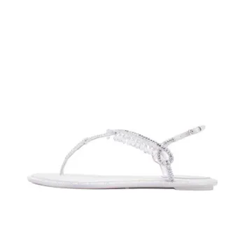 RENE CAOVILLA Chandelier Strap Sandals Women's Silver