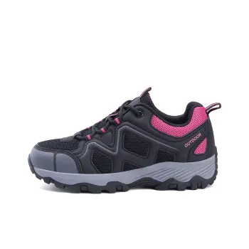 Scout Wolf Low-Top Outdoor Shoes Unisex Black Plum Red