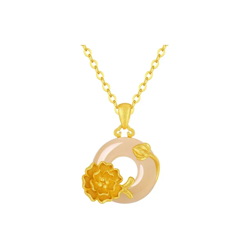 MAMADESHOUHU Chalcedony Jade Necklaces Women's-99