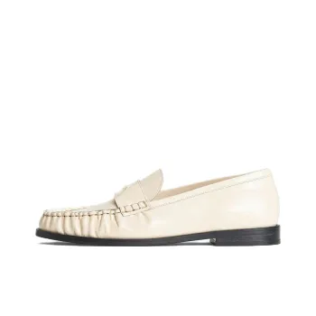Staud Loulou Loafers Women's Beige