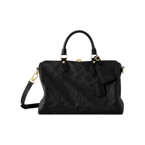 LOUIS VUITTON Speedy Soft 30 Black