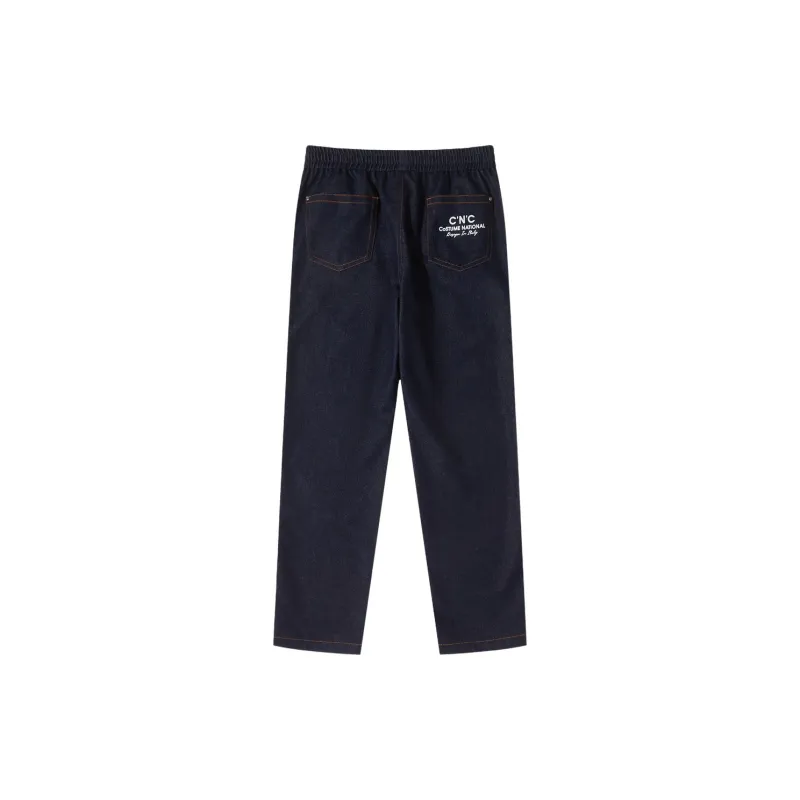 C'N'C Rhythm Party Series Washable Jeans Men's Denim Blue-1