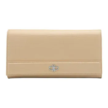 PEDRO Calfskin Shoulder Bag Crossbody Bag Wallet Women's Nude