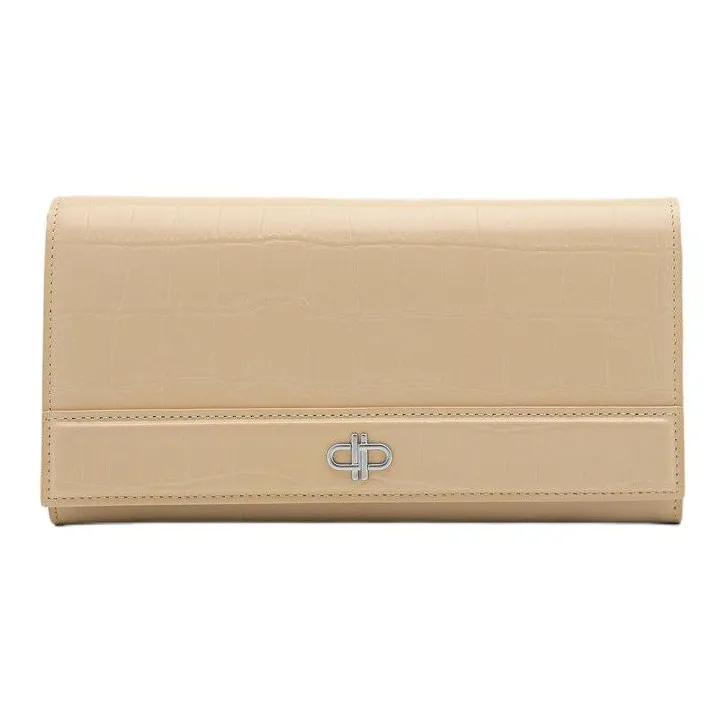 PEDRO Calfskin Shoulder Bag Crossbody Bag Wallet Women's Nude-0