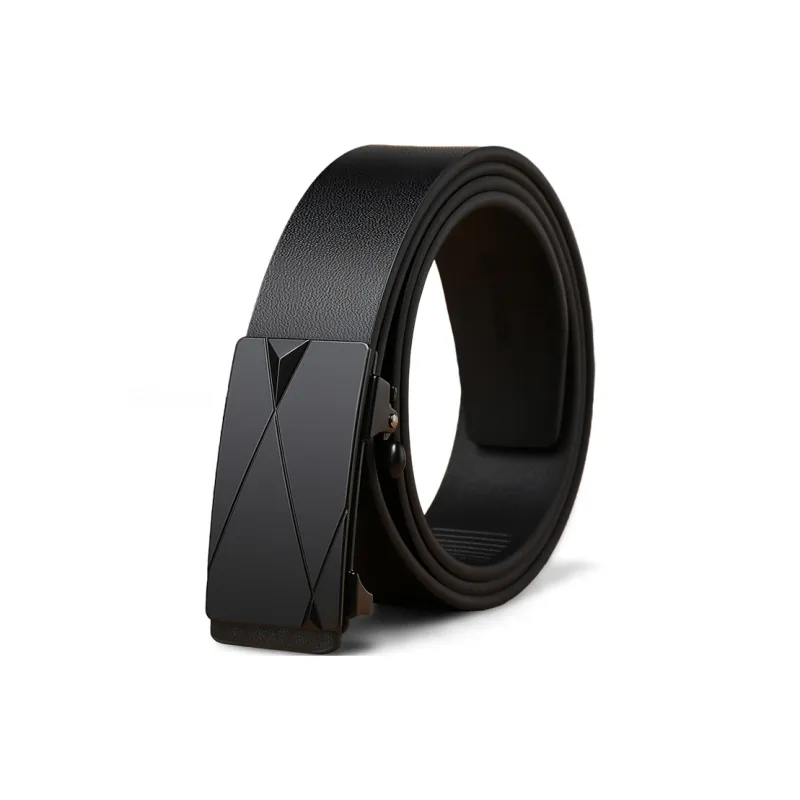 VINEY Cow Split Leather Belts Men's Width 3.5-15