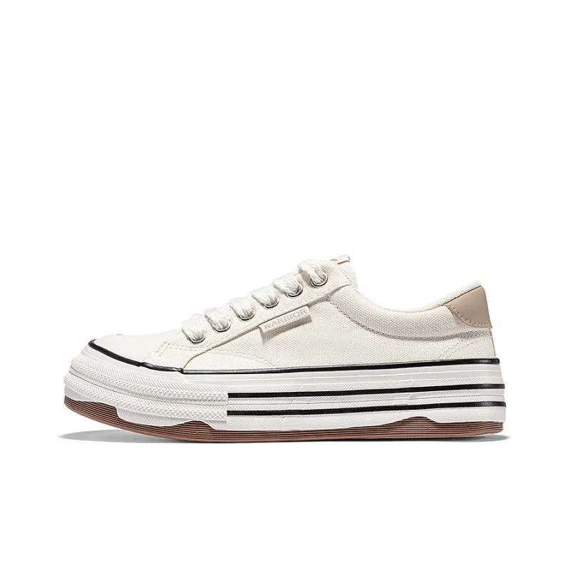 Warrior Students' Elegance Casual Women's Shoes Lightweight Low Top Canvas Shoes Women's Beige-0