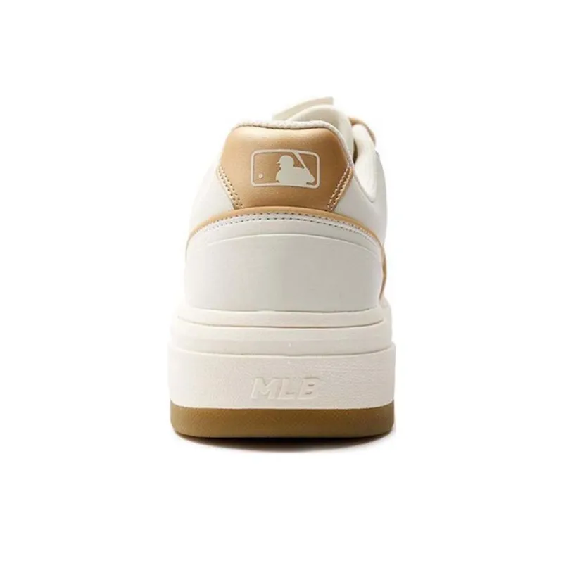 MLB Chunky Liner Cushioning Breathable Low Top Skateboard Shoes Unisex Gold-2