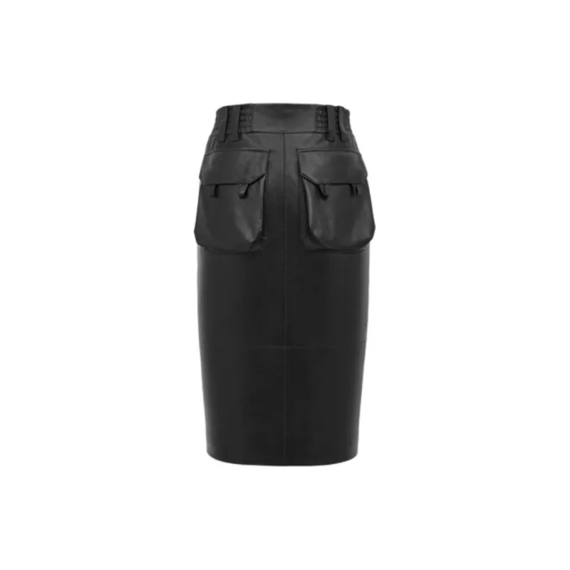 SAINT LAURENT High Waist Pencil Skirt-1