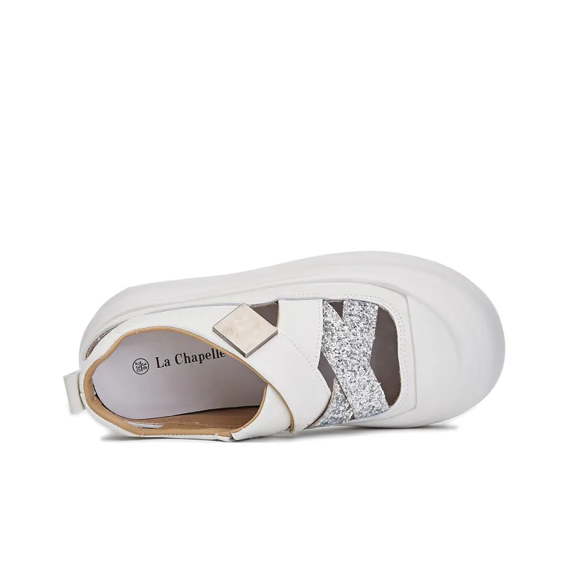 La Chapelle Anti Slip Wear Resistant Low Top Casual Shoes Women's-12