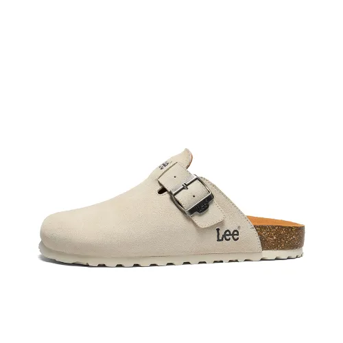 Lee Cork Sole Cuffed Odor Resistant, Abrasion Resistant Closed Toe Slippers Unisex Mustard Yellow