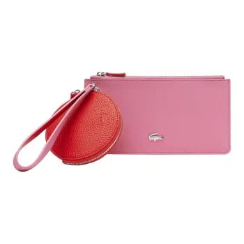 LACOSTE PVC Clutch Women's Pink