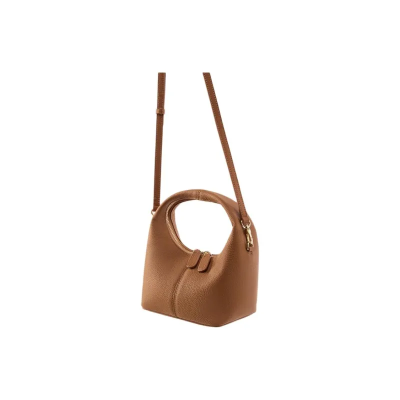 CARTELO Cow Leather Shoulder Bag, Crossbody Bag, Handbag Regular Women's Black/Brown/Gray-5