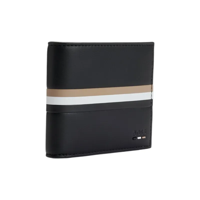 HUGO BOSS Faux Leather, Artificial Leather Wallet Men's Black-1