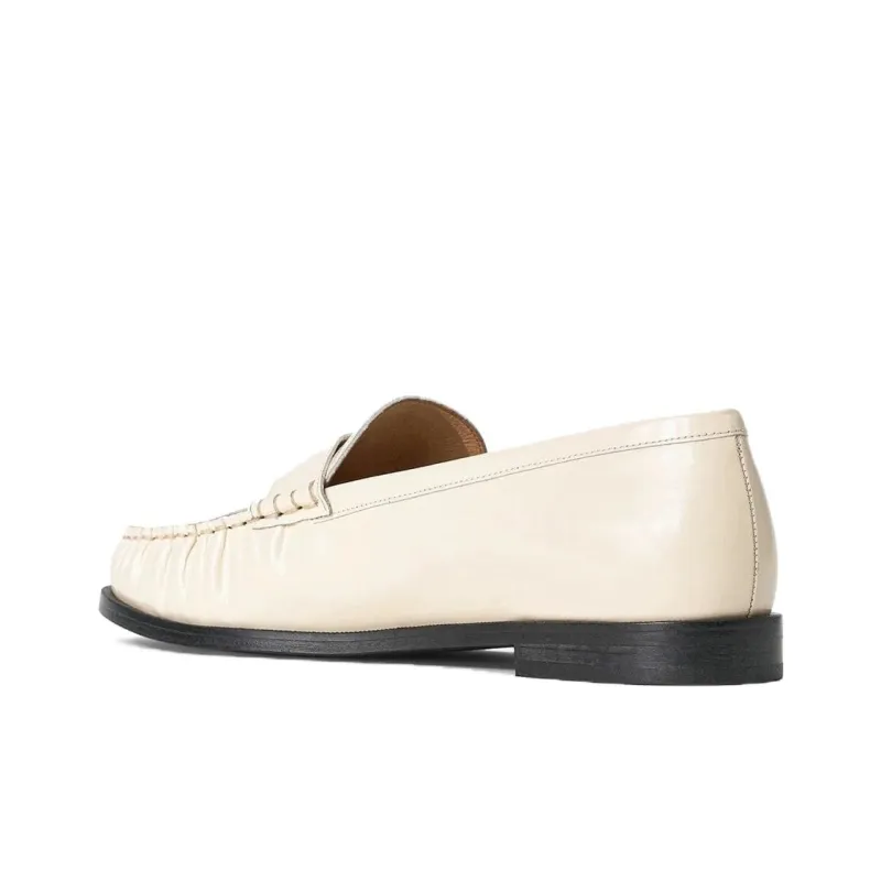Staud Loulou Loafers Women's Beige-3