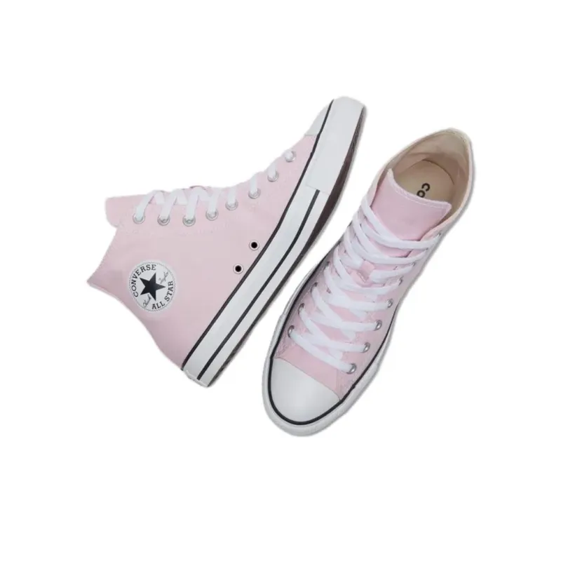Converse Chuck Taylor All Star Anti Slip Wear Resistant High Top Canvas Shoes Unisex Pink-3