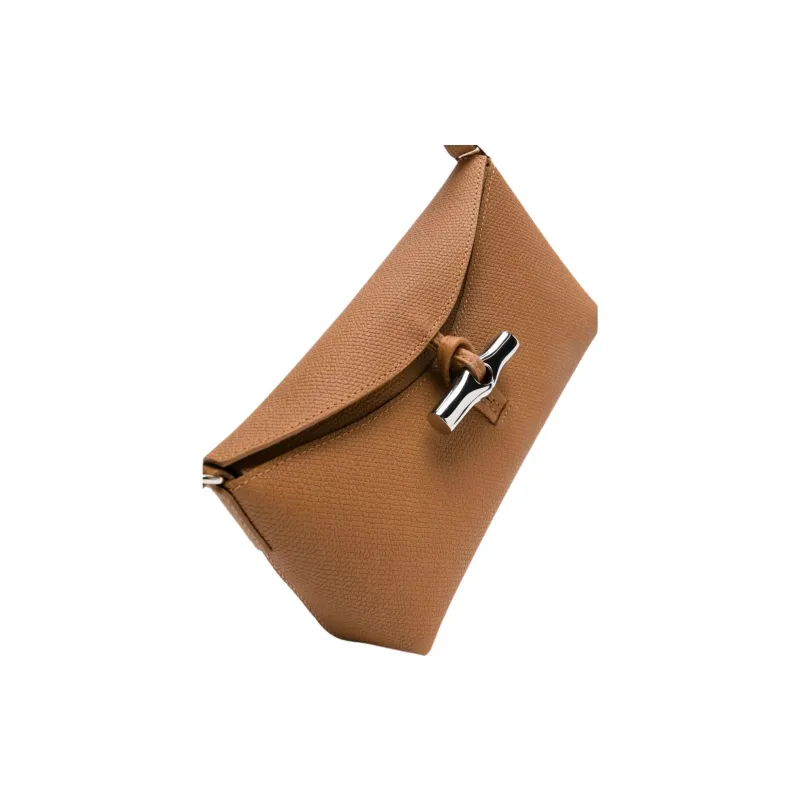 LONGCHAMP Small Roseau Leather Shoulder Bag-2