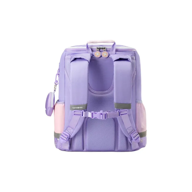 SAMSONITE Fabric Backpack Medium Size Kids' Pink & Purple-2