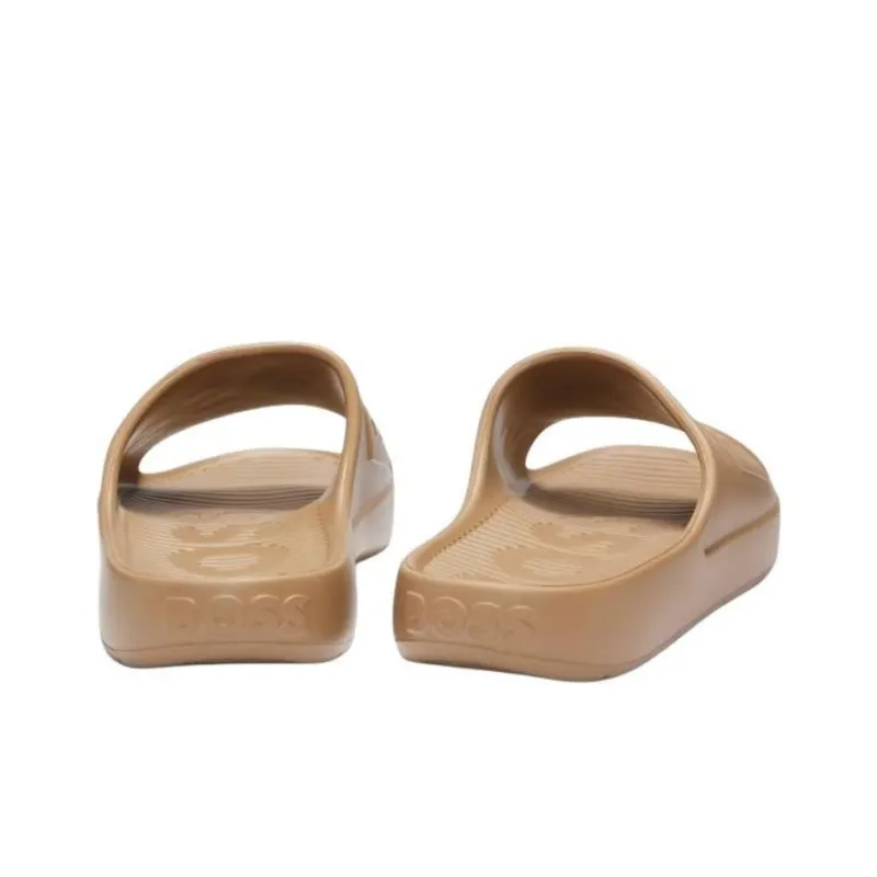 HUGO BOSS Slide Slippers Men's Brown-3