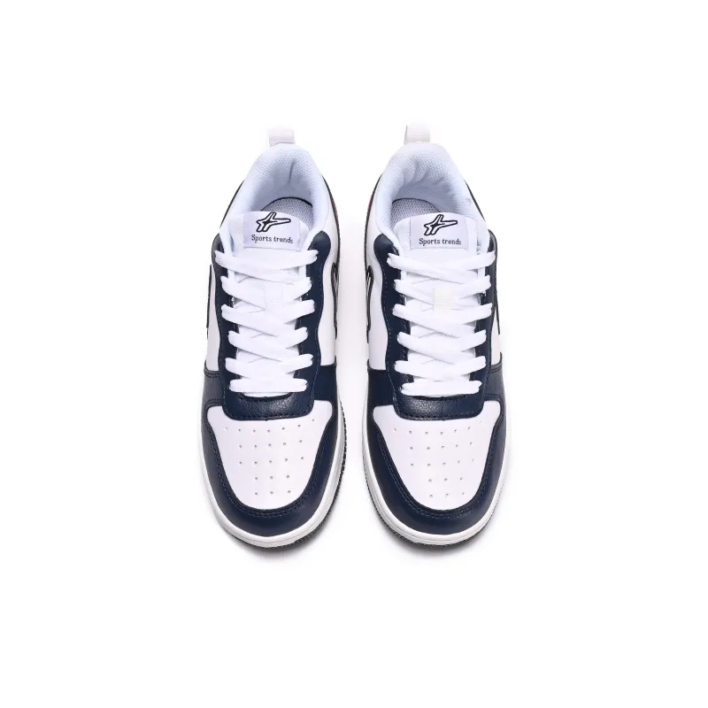 Crocodile Low-Top Casual Flexible Fit Unisex White Blue Green Skateboard Shoes-10