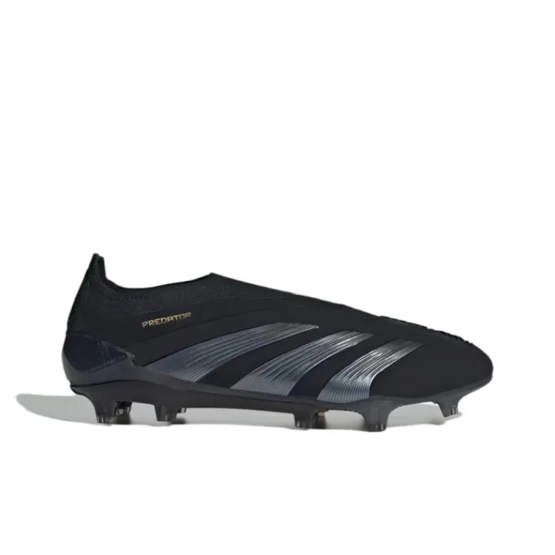 Adidas Predator Elite Laceless Fg Core Black Carbon Gold Metallic-1