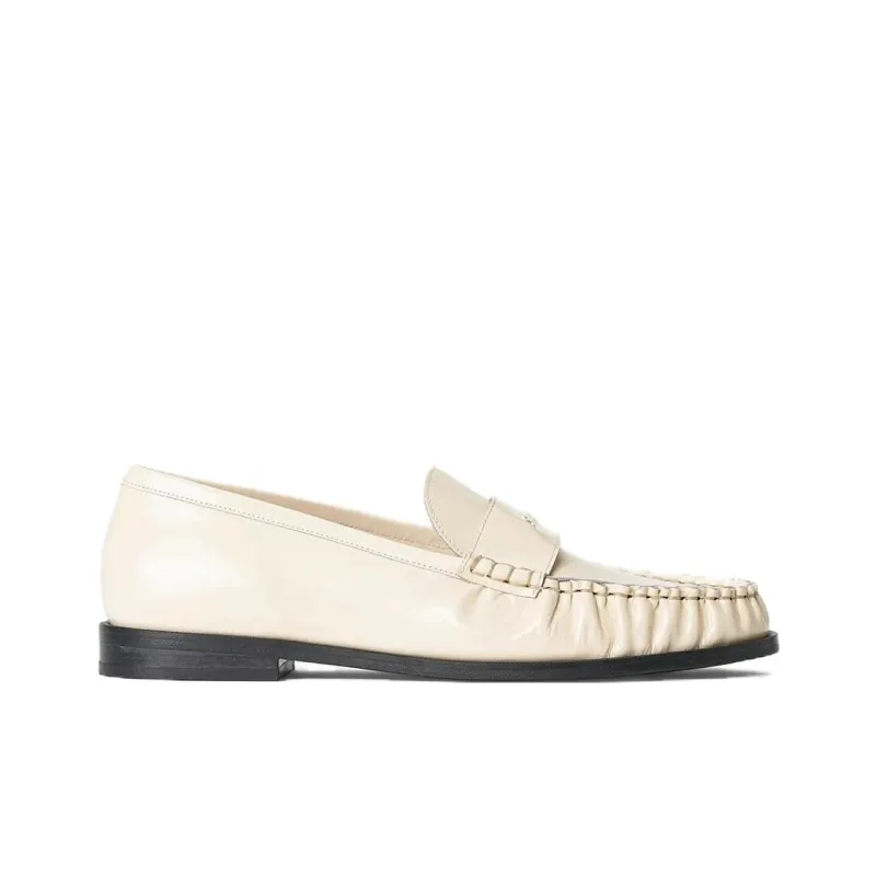 Staud Loulou Loafers Women's Beige-1