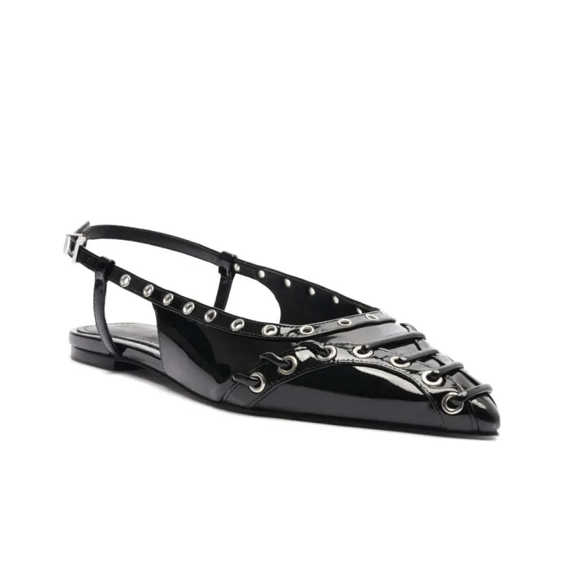 Schutz Ruth Casual Single Shoes Women's Black-2