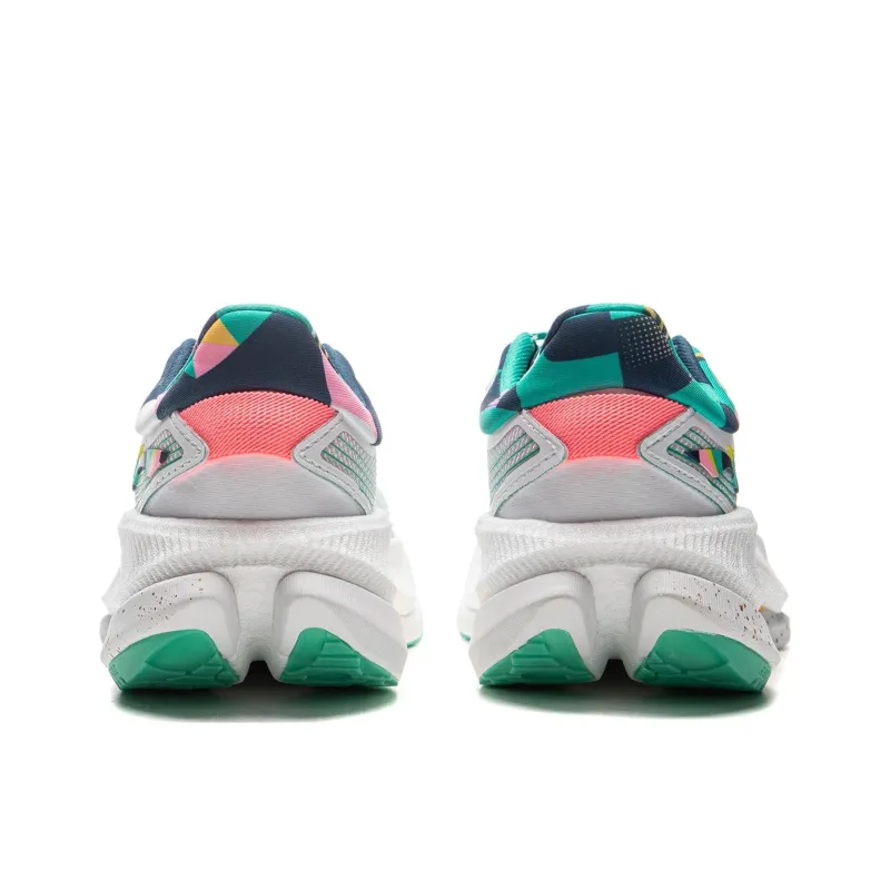 LiNing Yueying 4PRO Cushioning Anti Slip And Wear Resistant Support Rebound Low Top Running Shoes Women's White Green-5