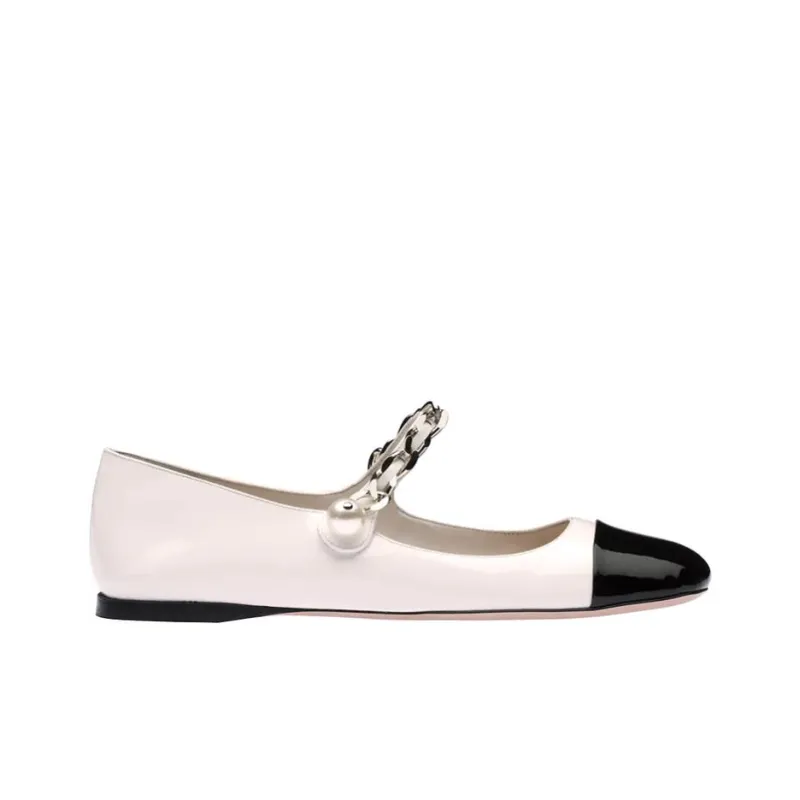 MIU MIU Two-Toned Ballerinas-1