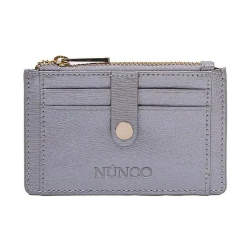 NUNOO Wallets Silver With Gold Accents