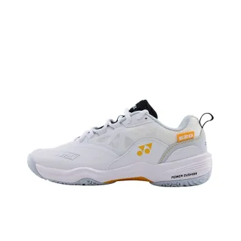 YONEX Power Cushion Low Top Badminton Shoes Unisex White Yellow