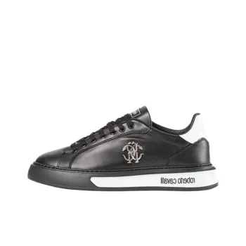 Roberto Cavalli Low-Top Skateboard Shoes Men's Black
