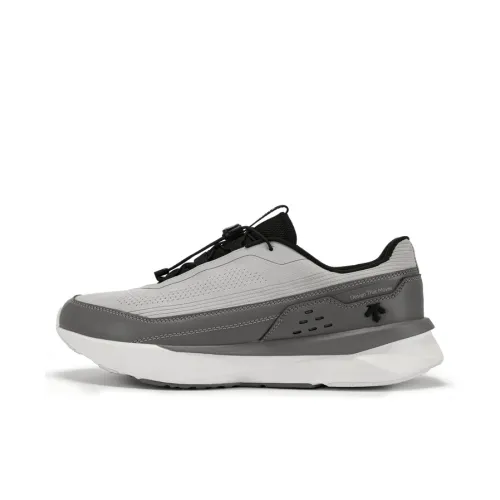 DESCENTE Running Series Running Shoes Men Low-Top Gray