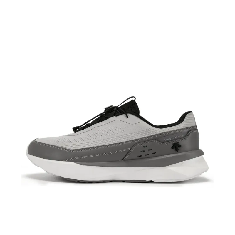 DESCENTE RUNNING Collection Low Top Running Shoes Men's Gray-0