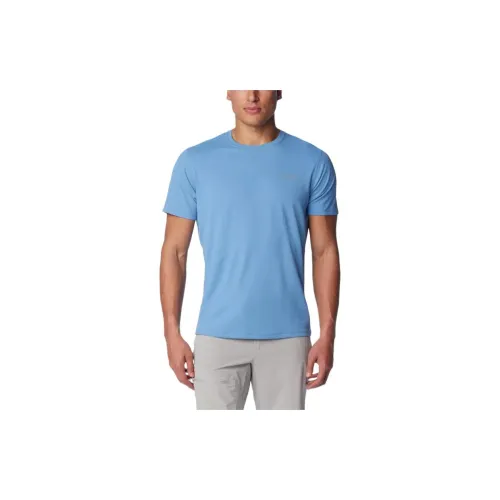 Columbia Summit Valley T-Shirts Men Blue