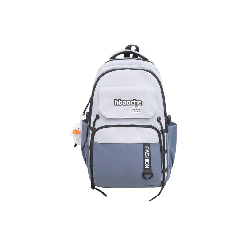 Moonshine Nylon Backpack Travel Bag Laptop Bag Backpack Regular Unisex White/Gray/Blue/Khaki/Green-11