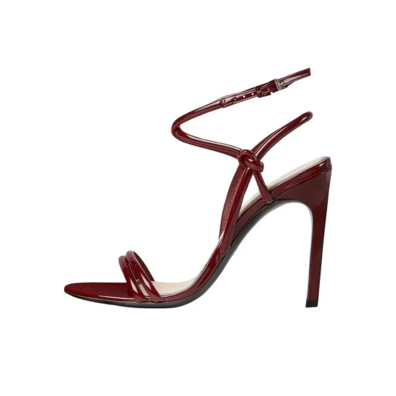 GUCCI One Strap Sandals 10.4cm Women's Red-0