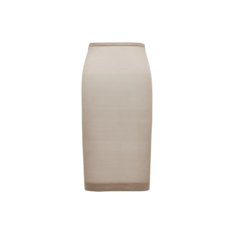SAINT LAURENT Wide Hem Pencil Skirt-1