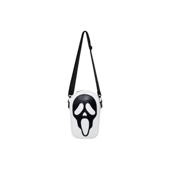 LEXI PU Crossbody Bag, Shoulder Bag Mini Unisex White/Black