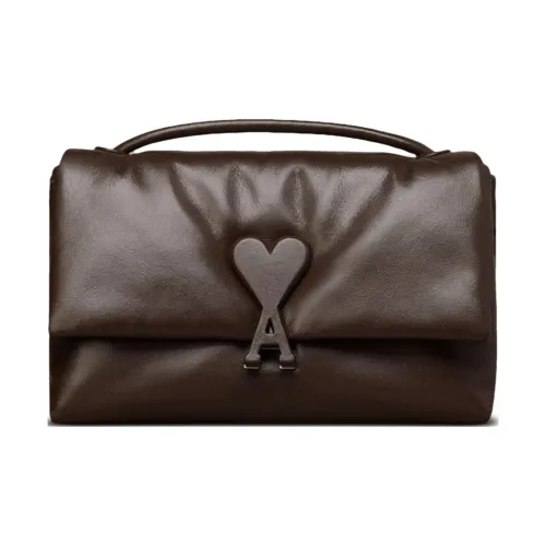 AMI Paris Voulez-Vous Appliqué-logo Shoulder Bag