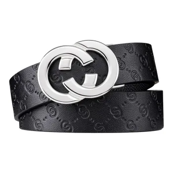 Canita Kolly Business Formal Casual Business Top Grain Cow Leather Leather Belts Men's Width: 3.5cm