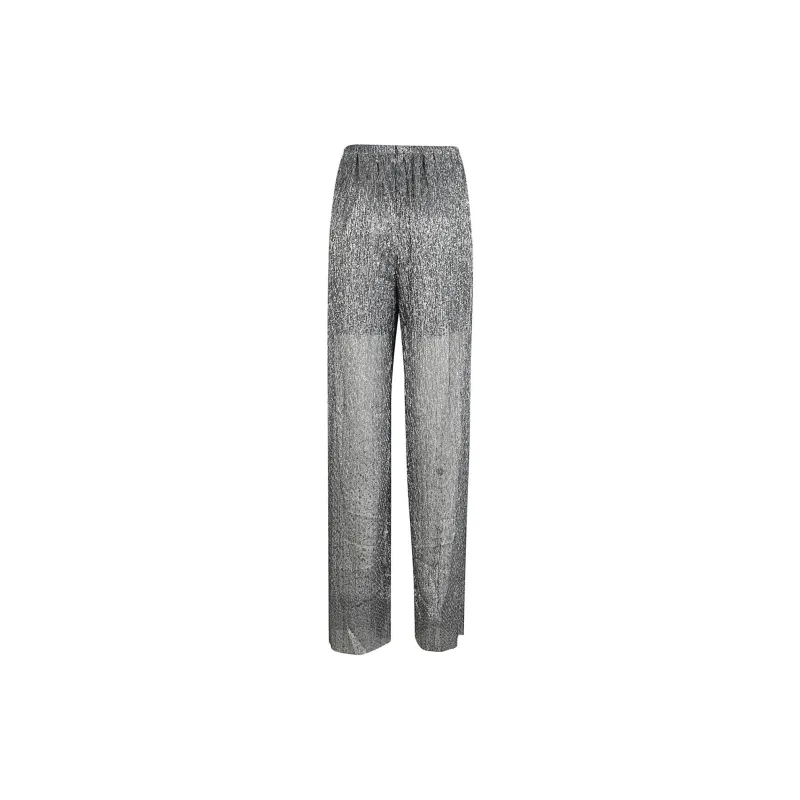 SABINA MUSAYEV Casual Pants Women's Silver Cyan-1