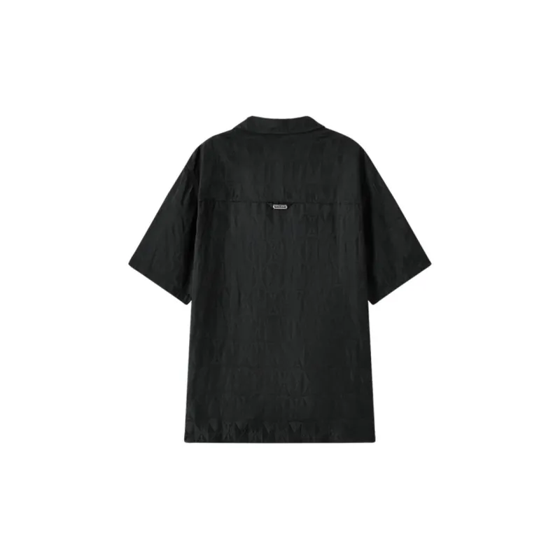 JOHN RICHMOND SS24 Shirt Men's Black Letter-1