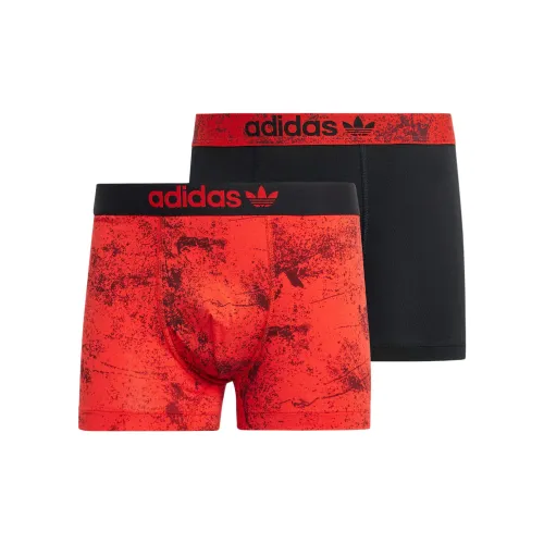 Adidas Originals COMFORT FLEX Underpants Men's 2 Pack Black+Red