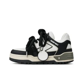 MAISON MISFIT 15 1950 Low Top Skateboard Shoes Unisex Black