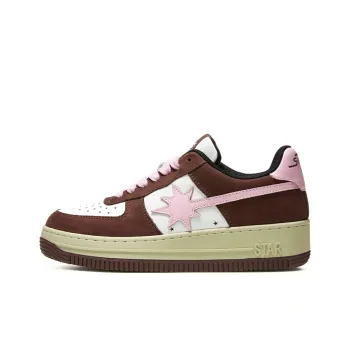 Starwalk Soldier Warm Anti-Slip Wear-Resistant Lightweight Breathable Low-Top Skateboard Shoes Unisex Pink Brown